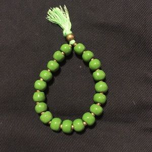 Green Bead Bracelet